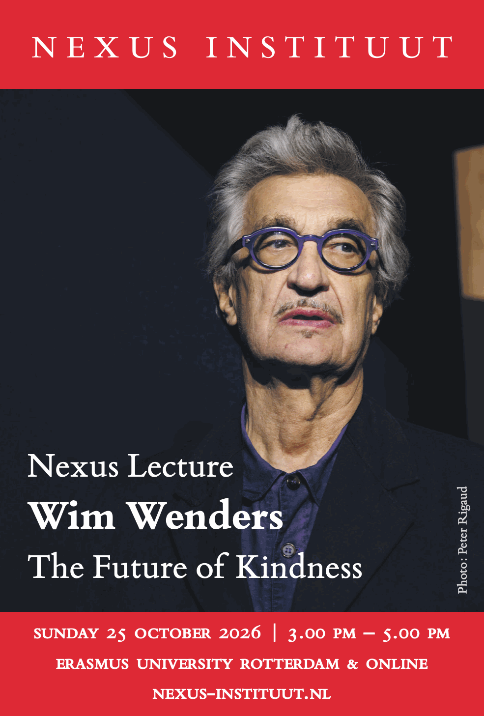 Kunstbode oktober 2026 – advertentie Nexus Wim Wenders