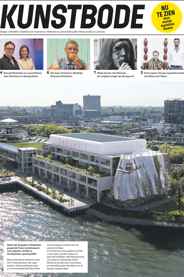 Kunstbode oktober 2026 – voorpagina NRC doordruk
