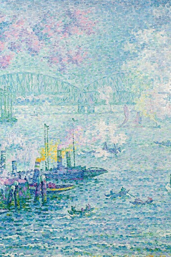 Paul Signac, Le port de Rotterdam, 1907